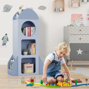 3-Tier Rocket Bookshelf