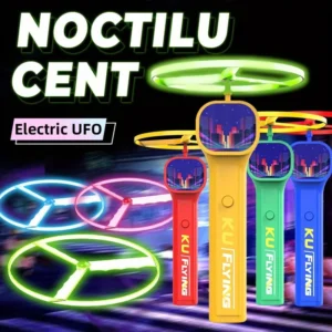 LED flying saucer toy