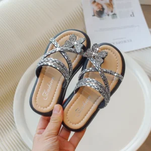 Platform Slippers Girls Open Toe Sandals
