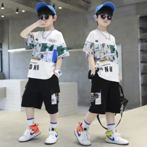 Boys Cotton T-Shirt & shorts