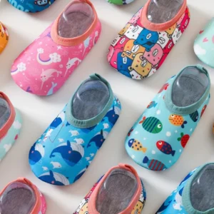 Children Swimming Surf Sports Sneakers Four Season Anti-slip Aqua Swim Floor Socks Baby Kids Cartoon Pool Beach Water Shoes