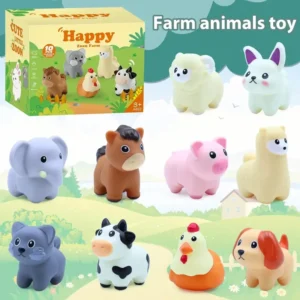 Animal Toys for Toddlers 2+ Years - Preschool Learning Activities, Sorting & Matching Games, Fine Motor Skill Development, Educational Figurines for Boys & Girls