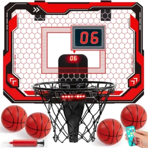 Mini Indoor Basketball Over The Door Basket Ball Hoop for Kids