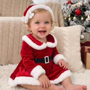 Baby Girl Christmas Romper