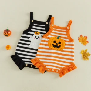 Knit baby halloween