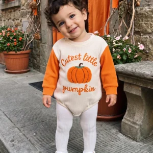 Pumpkin Baby Halloween Romper