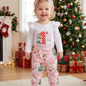 Pants Bow Headband Christmas
